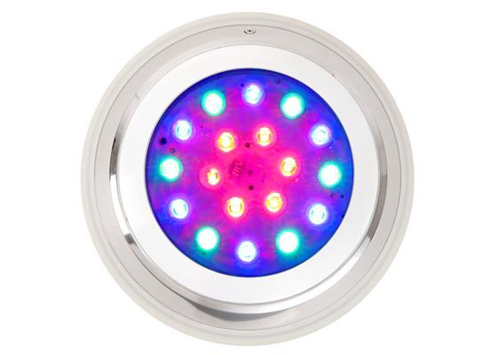High Brightness 18W IP68 Led Colour Changing Pool Lights For Spa Swimming Pool Lamp